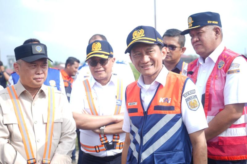 Pemulihan Infrastruktur, Jalur Kereta Api Medan–Binjai Telah Beroperasi Kembali