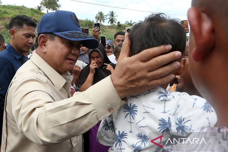 Prabowo akan hapus utang KUR petani Aceh terdampak bencana