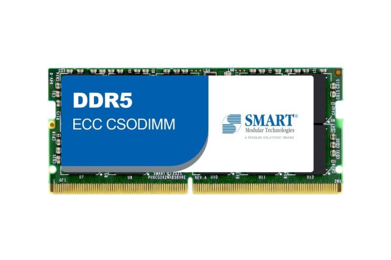 Penguin Solutions Perluas Portofolio Memori DDR5 SODIMM SMART Modular Dengan 64GB DDR5-6400 ECC CSODIMM Baru untuk HPC Generasi Berikutnya
