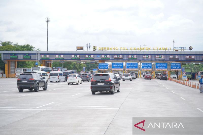 H-6 Natal 2025, sebanyak 330.507 kendaraan tinggalkan Jabotabek