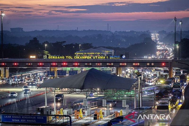 H-5 Natal 2025, sebanyak 519.878 kendaraan tinggalkan Jabotabek