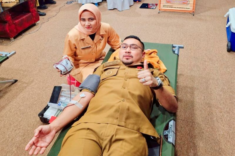 Kotabaru DWP holds blood donation, humanitarian action