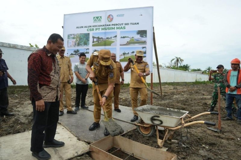 Musim Mas Dukung Pemerintah Kabupaten Deli Serdang Hadirkan Ruang Publik Bersama melalui Pembangunan Alun-Alun