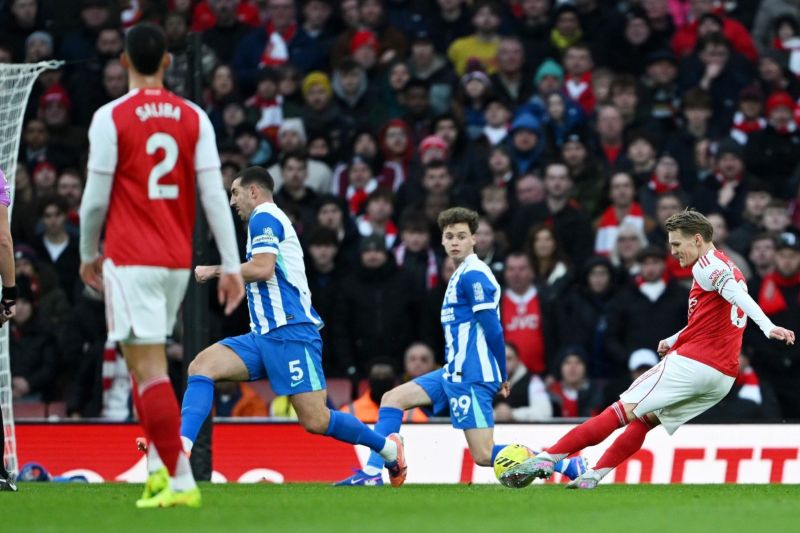 Liga Inggris - Arsenal kembali pimpin klasemen setelah tekuk Brighton 2-1
