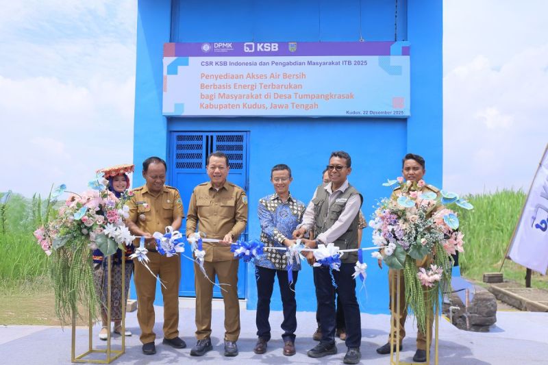 PT KSB Indonesia Resmikan Penyediaan Akses Air Bersih Berbasis Energi Terbarukan di Desa Tumpangkrasak