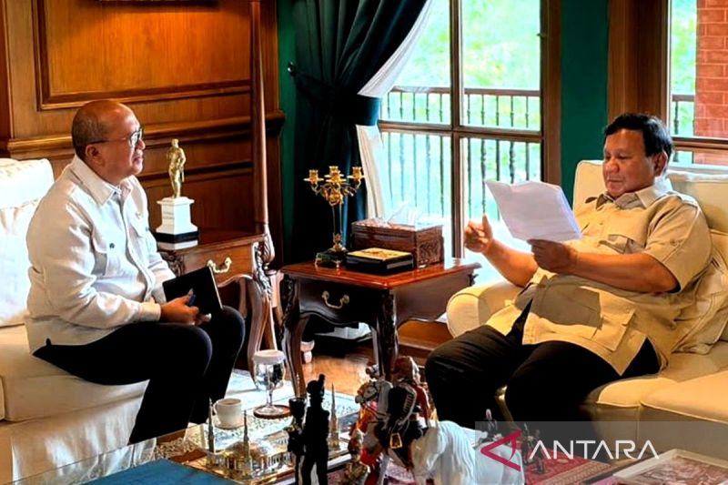 Prabowo terima Rosan di Hambalang, bahas proyek hilirisasi Rp100 T