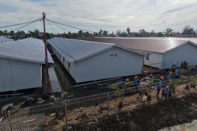 waskita-karya-serahkan-ratusan-huntara-ke-pemkab-aceh-tamiang