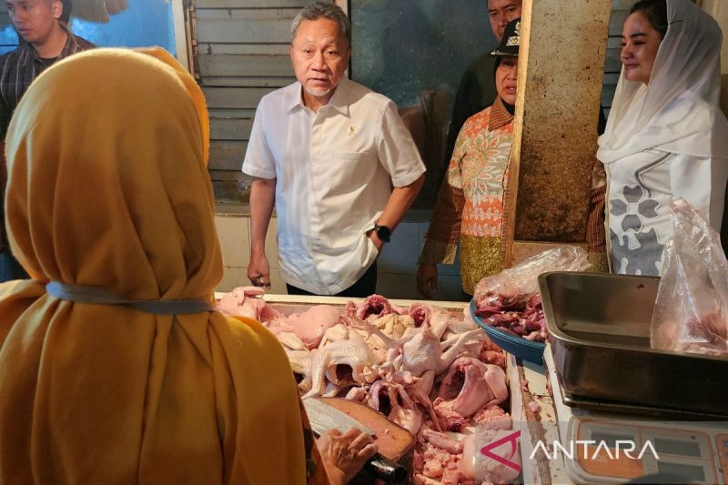 menko-zulkifli-hasan-cek-harga-pangan-di-pasar-bandarjo-semarang