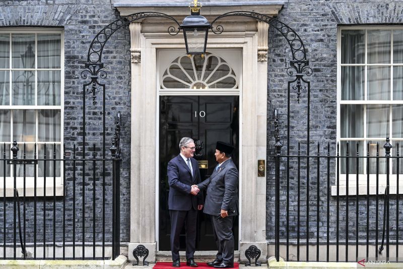 Prabowo, Starmer sepakati kemitraan strategis baru Indonesia-Inggris