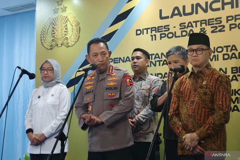 Polri meluncurkan Direktorat PPA-PPO di 11 polda dan 22 polres
