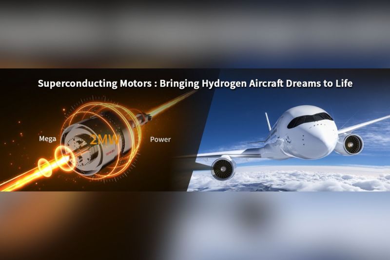 Toshiba dan Airbus Membangun Masa Depan Penerbangan Berbahan Bakar Hidrogen, Didukung Motor Listrik dengan Konduktivitas Super