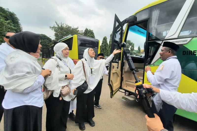 Simulasi puncak haji, calon petugas haji lakukan gladi posko Armuzna