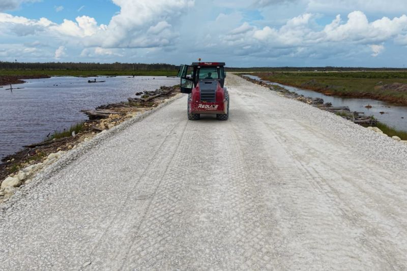 pembangunan-jalan-akses-di-merauke-dikebut-dukung-program-food-estate
