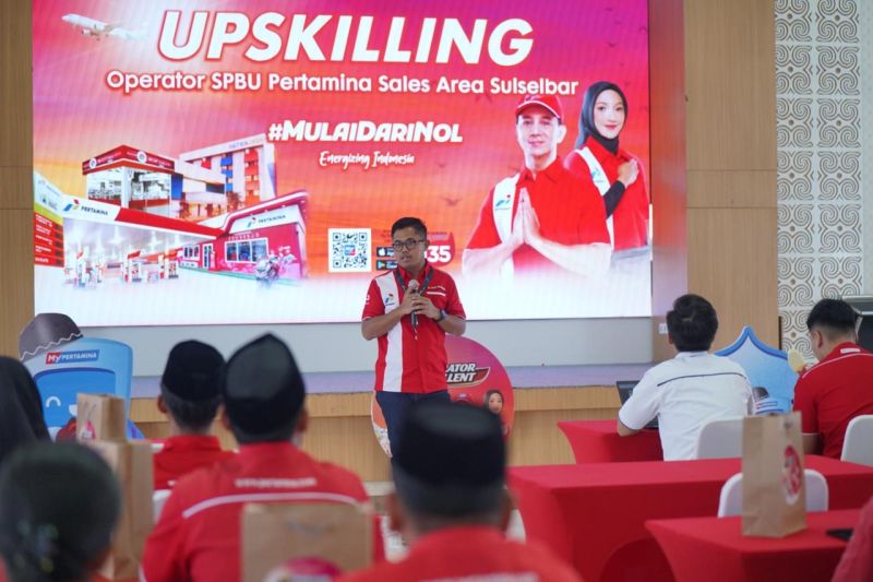 Pertamina Regional Sulawesi tingkatkan kompetensi operator SPBU Sulselbar