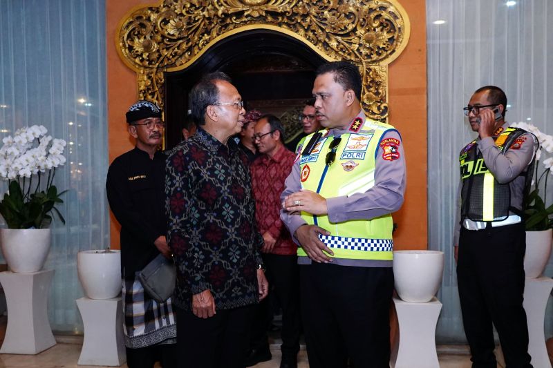 Kakorlantas pastikan kesiapan Ops Ketupat lewat audiensi Gubernur Bali