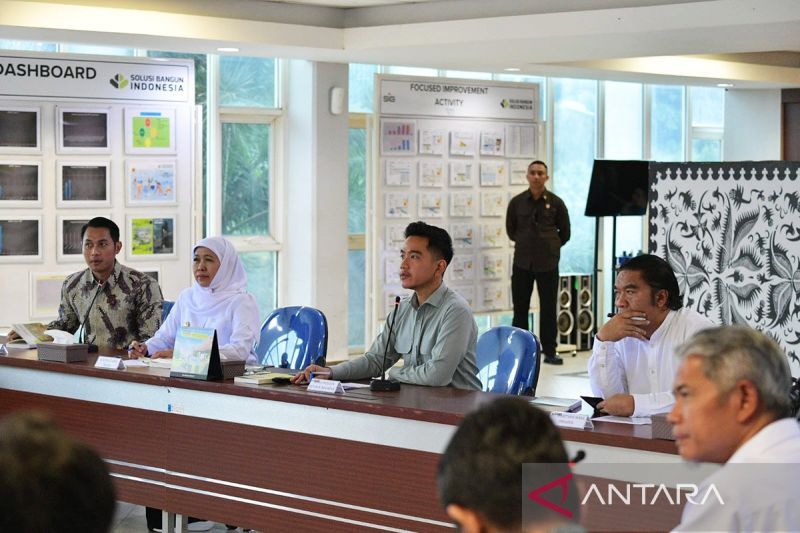Gibran pimpin rakor banjir Tuban, tekankan percepatan pemulihan