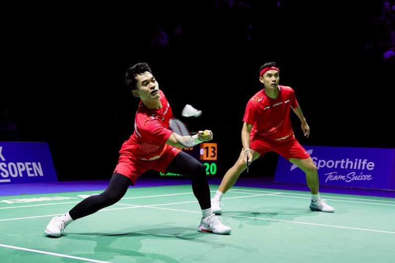 Leo/Bagas maju ke babak kedua Swiss Open