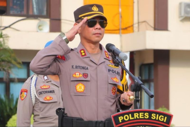 Kapolres Sigi libatkan warga jaga kamtibmas selama libur lebaran 2026