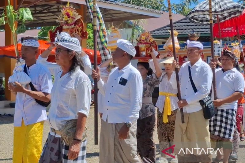 Jelang Nyepi, Umat Hindu di Bengkulu berdoa RI dijauhkan dari bencana