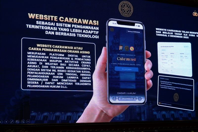 Polda Bali luncurkan website Cakrawasi, perketat aktivitas ilegal WNA