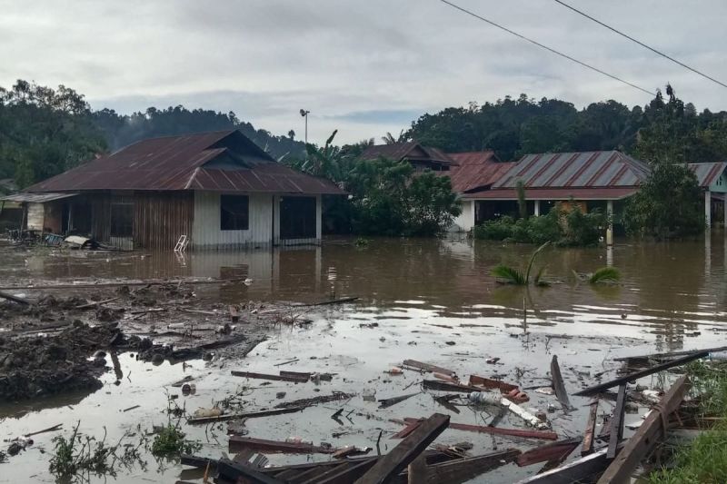 BPBD-Sulteng lakukan pendataan dampak banjir di Pamona Utara