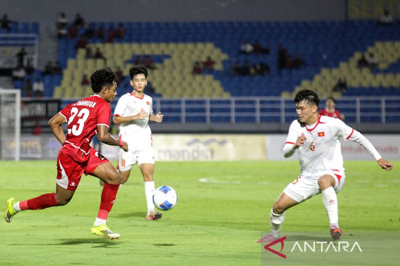 Indonesia imbang 0-0 dengan China pada babak pertama Piala Asia U17