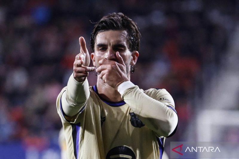 Liga Spanyol - Barcelona di ambang juara usai tundukkan Osasuna