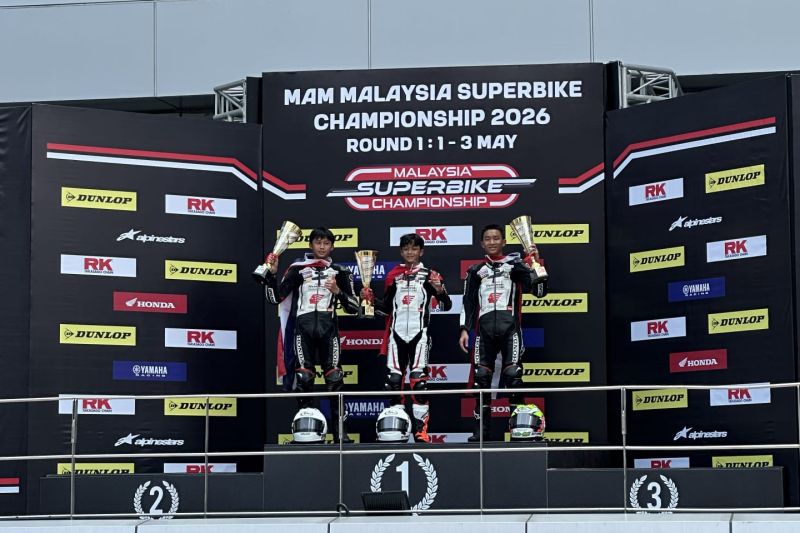 Tunjukkan dominasi, pebalap belia Astra Honda melesat di Thailand Talent Cup 2026