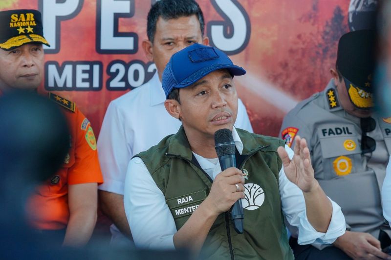 menhut-sebut-koordinasi-dan-partisipasi-publik-kunci-tekan-karhutla