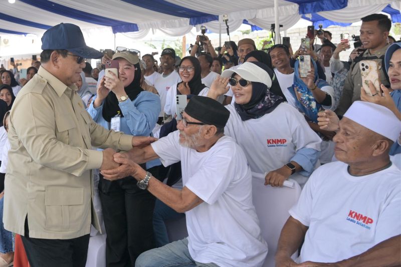 Presiden Prabowo tegaskan pemerintah hadir untuk nelayan di seluruh Indonesia