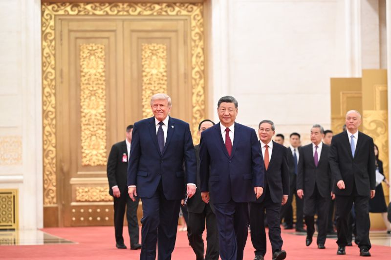 Trump tuturkan kisah panjang hubungan AS-China di hadapan Xi Jinping