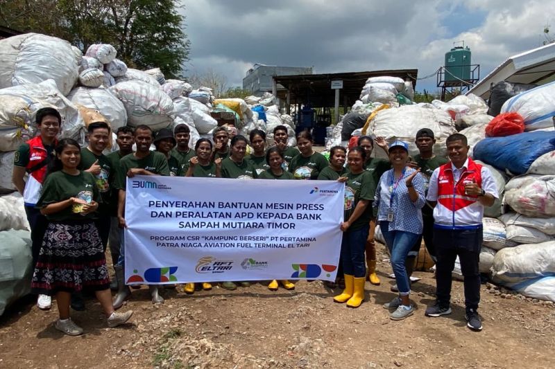 Pertamina mendorong ekonomi sirkular berbasis bank sampah di Kota Kupang