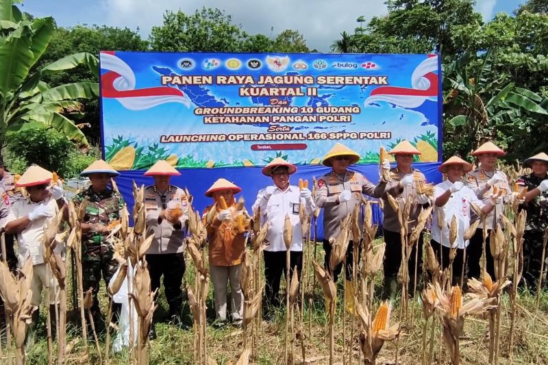 polda-kaltara-fokus-benahi-infrastruktur-jaga-stok-jagung-perbatasan