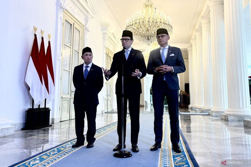 Prabowo terima surat kepercayaan sembilan dubes di Istana Me