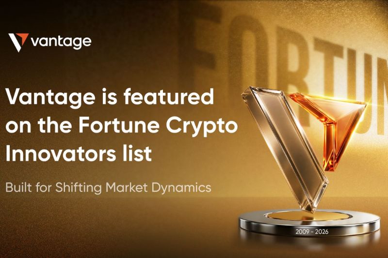 Vantage Masuk dalam Daftar Fortune Crypto Innovators, Menegaskan Inovasi Trading Lintas Pasar