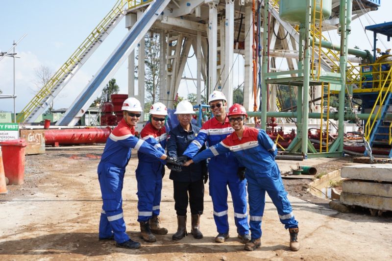 PGE “spud in” sumur eksplorasi pertama PLTP Lumut Balai Unit 3