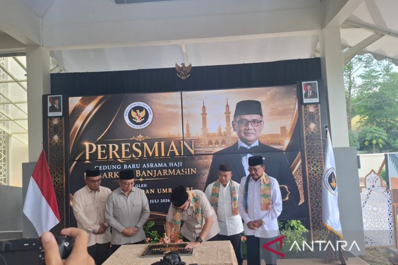 Menhaj resmikan gedung baru Asrama Haji Embarkasi Banjarmasin Kalsel