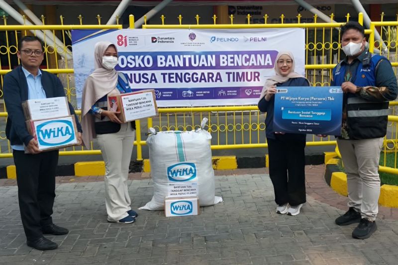 Keluarga Besar WIKA Group Salurkan Bantuan dan Donasi Peduli Masyarakat NTT