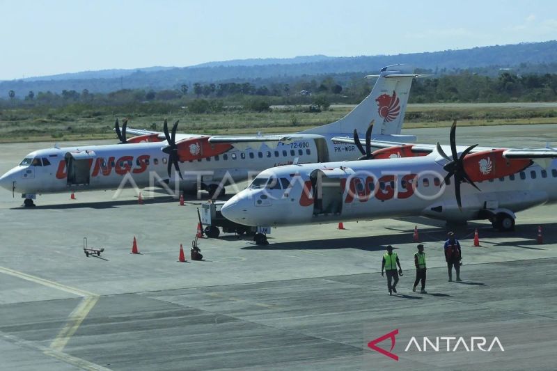 Wings Air batal terbang ke dua bandara di NTT akibat  erupsi Lewotolok