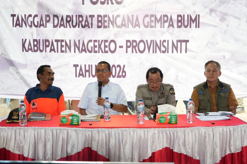 Gubernur NTT meminta verifikasi ketat data dampak gempa Nagekeo