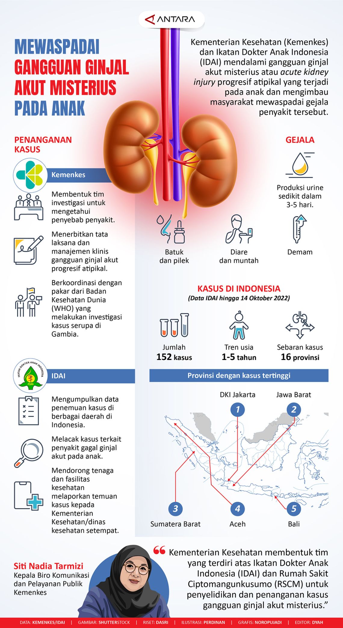 Mewaspadai Gangguan Ginjal Akut Misterius Pada Anak - Infografik ANTARA ...