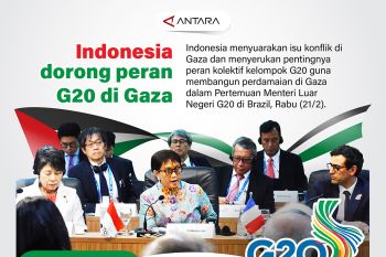 Indonesia dorong peran G20 di Gaza