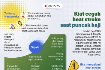 Kiat cegah heat stroke saat puncak haji