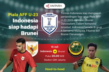 Piala AFF U-23: Indonesia siap hadapi Brunei
