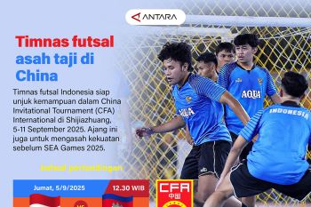 Timnas futsal asah taji di China