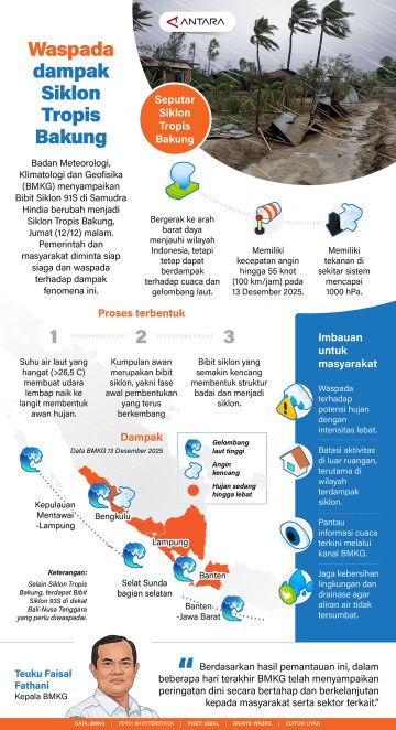 Waspada dampak Siklon Tropis Bakung