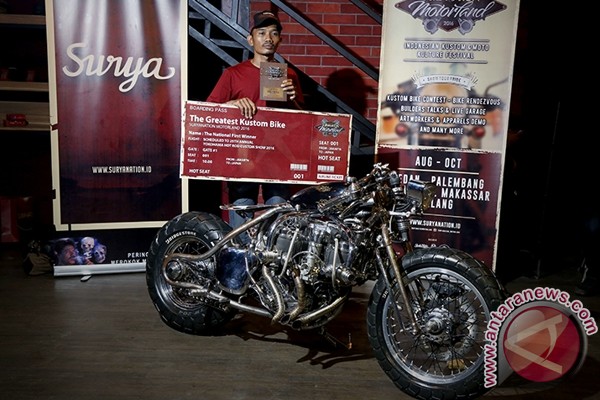  Motor  oprekan builder Purwokerto  ini juarai Suryanation 