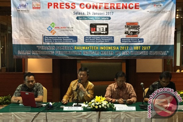 Ribuan eksibitor ramaikan pameran kereta api dan karoseri 2017
