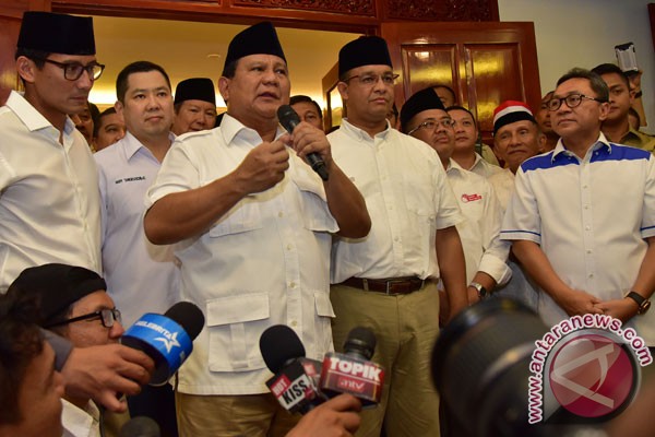 Sandiaga bertemu Prabowo, minta teruskan keberhasilan Ahok