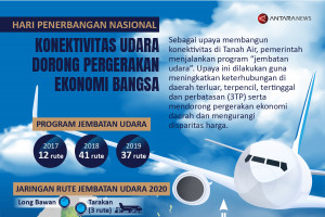 Konektivitas udara dorong pergerakan ekonomi bangsa